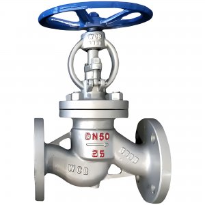 截止閥J41H-25\DN50介質為高溫蒸汽及水，溫